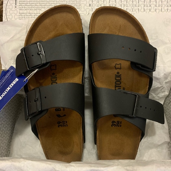 BRAND NEW Birkenstock Black Narrow Width EU39 - Picture 3 of 4